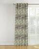 Beige color geometric abstract design readymade curtains available online